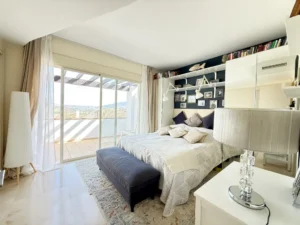 Dormitorio con Terraza Chalet adosado La Cala Golf, Mijas Costa