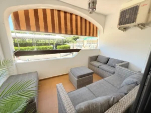 terraza piso en venta junto al Recinto Ferial de Fuengirola