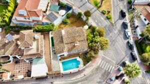 Vista Aérea chalet en venta Marbella